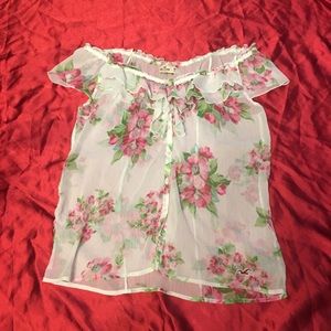 Hollister off the shoulder top